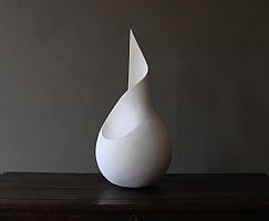 Large White Point Sculpture by Mitch Pilkington
