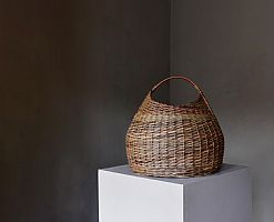 Small Curvaceous Asymmetric Basket by Sue Kirk